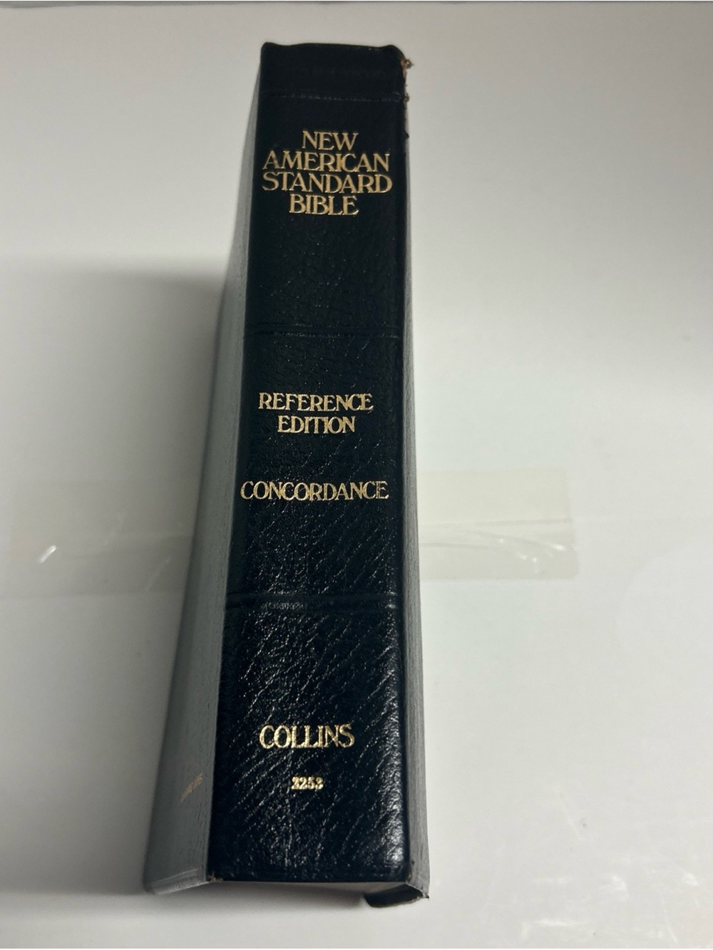 New American Standard Bonded Leather Bible Concordance 1977 Collins